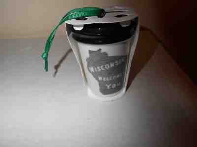 2017 Starbucks WISCONSIN Holiday Christmas Tree Ornament New - Sold on eBay Dec, 14th 2018 for $9.99