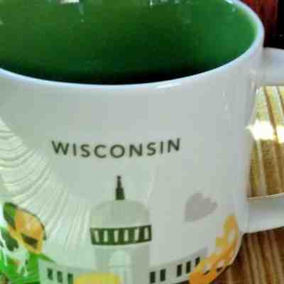 Starbucks Wisconsin Coffee Mug You Are Here Collection 14oz Mug Cup  - Sold on eBay Dec, 3rd 2018 for $5.50