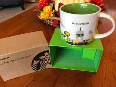 Starbucks You Are Here Collection Wisconsin MINT - NIB - SKU - Free Shipping - Sold on eBay Nov, 29th 2018 for $21.50