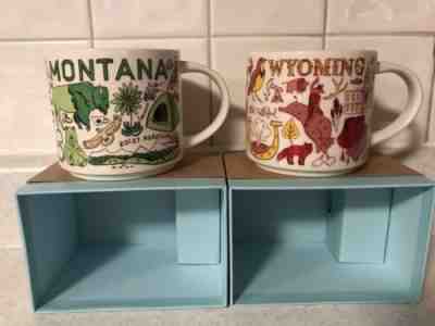 Starbucks Been There Mug Montana & Wyoming Mugs - Sold on eBay Nov, 18th 2018 for $66.00