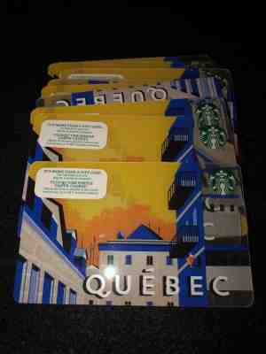 50 x Starbucks card lot!Quebec Canada.SALE!! - Sold on eBay Nov, 12th 2018 for $24.99