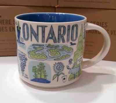 Starbucks Been There Ontario mug - NIB - MINT - FREE SHIPPING - Sold on eBay Nov, 5th 2018 for $25.00