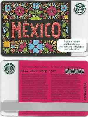 MEXICO  Starbucks card * MEXICO - 15th Anniversary * 2017 - Sold on eBay Oct, 15th 2018 for $5.45