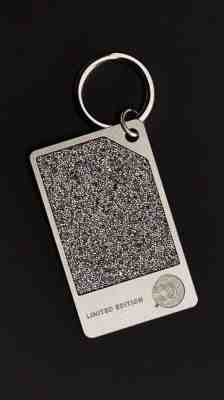 Starbucks 2015 Limited Edition Silver Swarovski Crystal Gift Card w/$50 balance - Sold on eBay Dec, 17th 2018 for $365.00