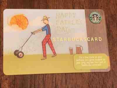 USED RARE Starbucks Card 2010 Father's Day Limited Edition  - Sold on eBay Dec, 13th 2018 for $29.95