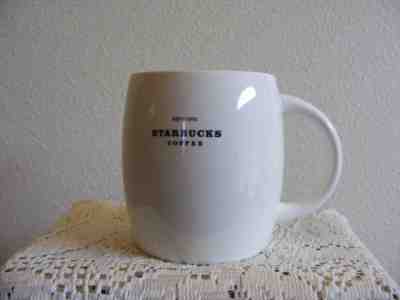 2008 Collector's EST 1971 Starbucks White Barrel Coffee Mug 14 oz. Cup - Sold on eBay Dec, 16th 2018 for $5.50
