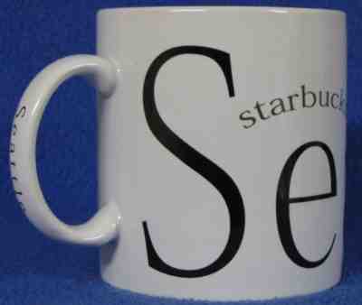 SEATTLE Starbucks Mug - City Mug  - 1994 - USA Seller  - NIB - Space Needle - Sold on eBay Dec, 16th 2018 for $18.50
