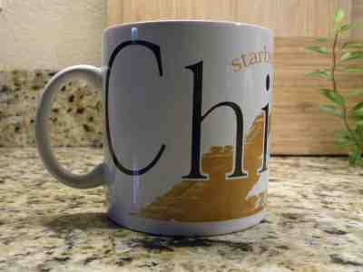 Starbucks City Icon Mug Coffee Cup Chicago 20 oz 1994 Trumpet Collector Series N - Sold on eBay Dec, 16th 2018 for $3.80