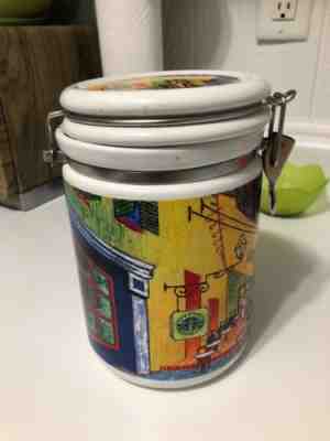 Chaleur Starbucks 1994 Van Gogh Cafe Terrace At Night Canister By D Burrows  - Sold on eBay Oct, 9th 2018 for $29.99