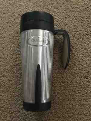 Starbucks Barista 2002 Stainless Steel Tumbler with Handle, 16 oz. - Sold on eBay Dec, 17th 2018 for $6.38