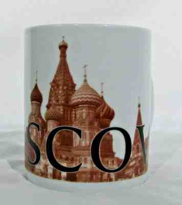 2002 Starbucks City Mug Collector Series Moscow 20oz St. Basil Cathedral Skyline - Sold on eBay Dec, 5th 2018 for $38.99