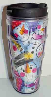 Starbucks Barista Mug 2002 Christmas Snowman 16 oz Tumbler Travel Coffee Cup - Sold on eBay Dec, 5th 2018 for $5.99