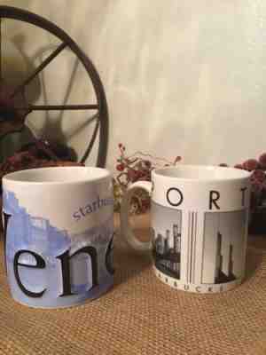 2003 Starbucks Venezia Italian Edition Collector Series Coffee Mug & Portland - Sold on eBay Dec, 4th 2018 for $18.00