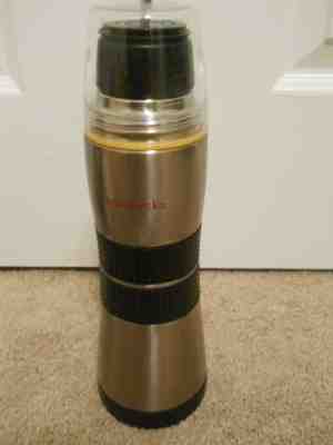 Starbucks Barista Coffee Stainless Steel Purple Thermos Tumbler Bottle 16oz 2003 - Sold on eBay Dec, 4th 2018 for $3.99