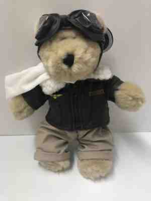 Starbucks Bearista Bear Plush 32nd Edition 2004 Aviator Pilot Bear with Tags - Sold on eBay Dec, 16th 2018 for $10.99