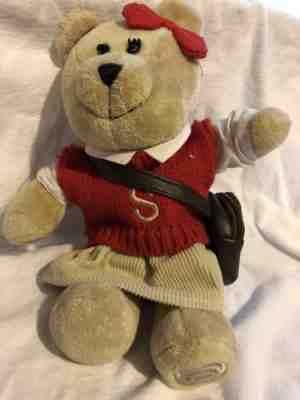 Starbucks Bearista Bears Back To School Girl 2004 - Sold on eBay Dec, 16th 2018 for $4.50