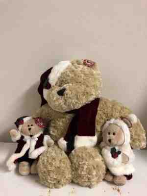 Starbucks Bearista Holiday Bear 2004 37th edition set of 3 bears - Sold on eBay Dec, 16th 2018 for $40.00