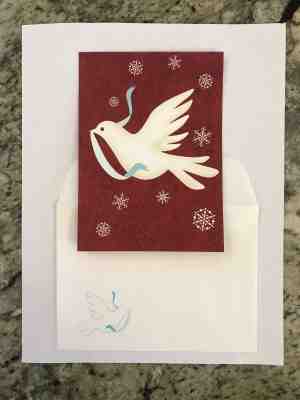 Starbucks 2004 Christmas Holiday greeting card with Dove HTF collectable - Sold on eBay Dec, 16th 2018 for $6.00
