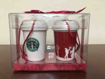 New! Starbucks 2006 To Go Cups Christmas Ornaments Set ~ Snowman Kids NIP! - Sold on eBay Dec, 17th 2018 for $13.50