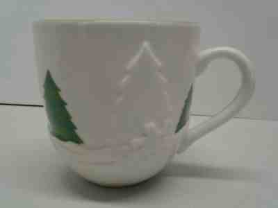 Starbucks 2006 Holiday Raised 3D Christmas Sled Snowball Fight Coffee Cup Mug - Sold on eBay Dec, 16th 2018 for $22.97