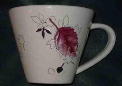 Starbucks Coffee Company Red Pink Leaf Leaves Mug 10 oz - 2007  - Sold on eBay Dec, 16th 2018 for $8.57