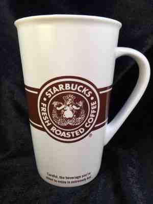 Starbucks Original Pike Place Mermaid Coffee 2008 White Oversized Mug Coffee Cup - Sold on eBay Dec, 16th 2018 for $10.00