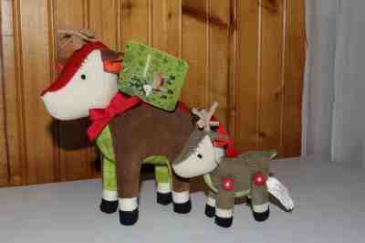 2008 STARBUCKS LARGE AND SMALL STUFFED DEAR - Sold on eBay Dec, 16th 2018 for $13.50