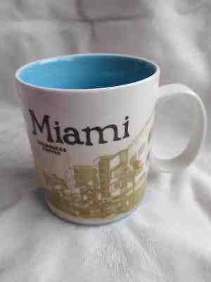Starbuck's MIAMI Global Icon~ 2011 Collector's COFFEE MUG~CUP~16 oz. - Sold on eBay Dec, 16th 2018 for $16.00