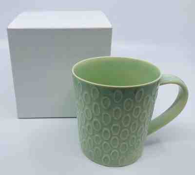 Starbucks 2010 Light Mint Green Oval Embossed Design House Stockholm 14oz Mug - Sold on eBay Dec, 17th 2018 for $26.99