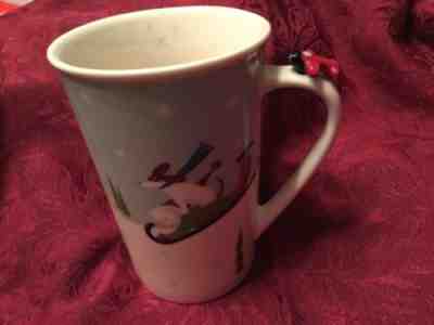 Starbucks 2011 New Bone China Mug 8 oz Christmas Holiday Dog Sled Airplane Kids - Sold on eBay Dec, 17th 2018 for $9.99
