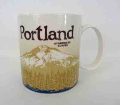 Starbucks Portland Mount Hood Collector Series 2011 16oz Coffee Mug Large Cup - Sold on eBay Dec, 17th 2018 for $18.39
