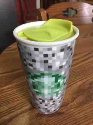 Starbucks 2012 Rodarte Double Wall Ceramic Tumbler - NWOT - Travel To Go Mug - Sold on eBay Dec, 17th 2018 for $26.50