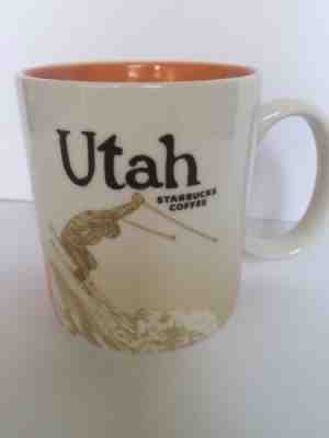 Starbucks Collectible Global Icon 2012 Utah Downhill Skier 16 oz. Ceramic Mug - Sold on eBay Dec, 16th 2018 for $80.00