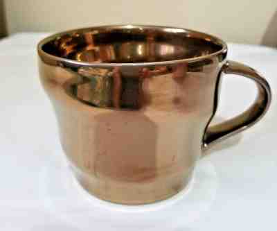  Starbucks Ceramic Swirl Coffee Mug 2013 Tea Cup 12 oz Bronze Fun Shape - Sold on eBay Dec, 16th 2018 for $9.95
