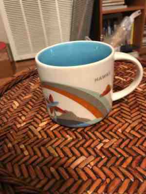 STARBUCKS HAWAII YOU ARE HERE COLLECTION 2013 COFFEE MUG EXCELLENT! - Sold on eBay Dec, 16th 2018 for $15.00
