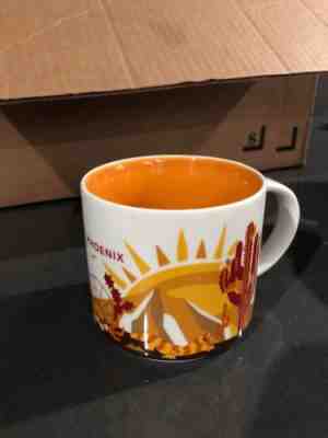 Starbucks PHOENIX AZ City Cup Mug "You Are Here" YAH Collection 14 Oz 2014 - Sold on eBay Dec, 17th 2018 for $15.50