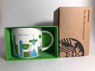 Starbucks Seattle Mug You Are Here Collection 2014 Coffee Cup Collectible NIB  - Sold on eBay Dec, 16th 2018 for $15.00