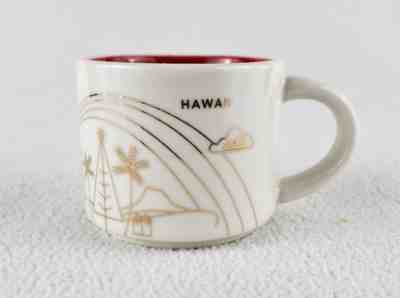 Starbucks Hawaii Holiday Demitasse Mug Ornament, 2 fl. Oz.,  2014 You Are Here - Sold on eBay Dec, 16th 2018 for $14.99