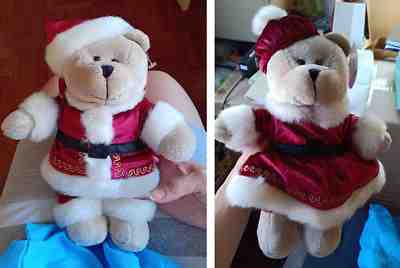 Starbucks Coffee Bearista BOY & GIRL SET bear 2015 w tag XMAS Christmas SANTA - Sold on eBay Dec, 16th 2018 for $75.00