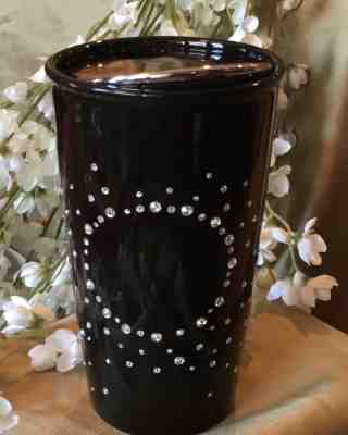 Starbucks SWAROVSKI Travel Mug Black Gold Lid 2015 New In Box 12 oz - Sold on eBay Dec, 16th 2018 for $84.99