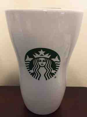 Starbucks Cup Mug Ceramic White Lid Travel Car Commute Tumbler 2016 New 9 Oz - Sold on eBay Dec, 16th 2018 for $8.99