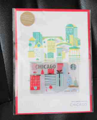Starbucks 2016 CHICAGO Limited Christmas Holiday Greeting Gift Card w no bal - Sold on eBay Dec, 16th 2018 for $9.99