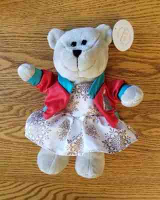 NEW NWT STARBUCKS 2017 Teddy Bear Plush Christmas Bearista Holiday Girl #136  - Sold on eBay Dec, 16th 2018 for $13.95