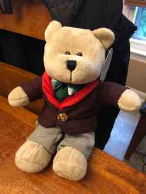 NEW NWT STARBUCKS 2017 Teddy Bear Plush Christmas Bearista Holiday Boy #135 - Sold on eBay Dec, 16th 2018 for $13.99