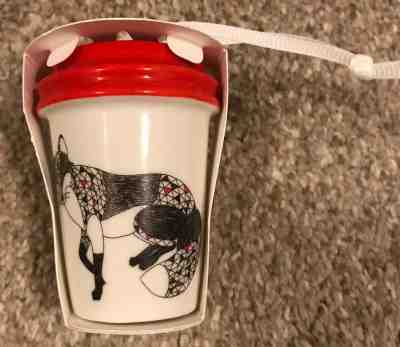 STARBUCKS 2017 HOLIDAY FOX CUP ORNAMENT-NWT! - Sold on eBay Dec, 16th 2018 for $7.00
