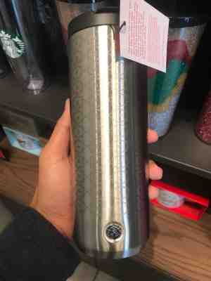Starbucks refill tumbler 16oz FREE DRINK AND FREE REFILL every day! 2018-2019 - Sold on eBay Dec, 17th 2018 for $37.99