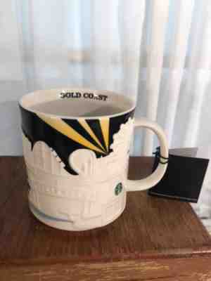 US Seller!! Starbucks Gold Coast Relief  Cup Coffee Mug Australia Quick Ship - Sold on eBay Sep, 28th 2018 for $72.99