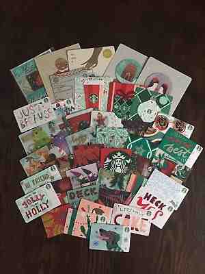 STARBUCKS 2018 CANADA HOLIDAY SET (49 COUNT) - New/No Value - Bilingual (Eng/Fr) - Sold on eBay Dec, 3rd 2018 for $20.00
