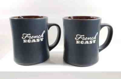 Starbucks 2011 French Roast Coffee Cup Tea Mug New Bone China 16oz  SET OF TWO - Sold on eBay Dec, 4th 2018 for $25.99