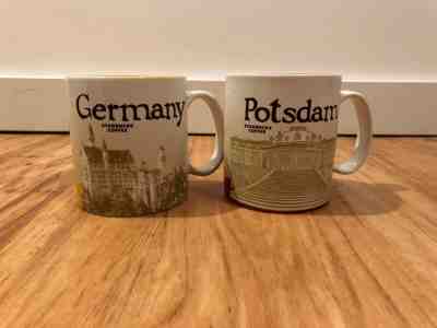 Starbucks POTSDAM (Retired) and GERMANY 16 oz Mugs Global Icon Series NEW - Sold on eBay Dec, 17th 2018 for $13.50